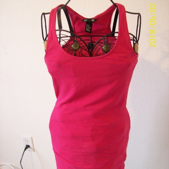 NWOT H&M Pink Tank Top XSmall - Picture 2 of 5